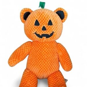 Build A Bear Pumpkin Jack O Lantern Halloween Bear Light Up Head 2018